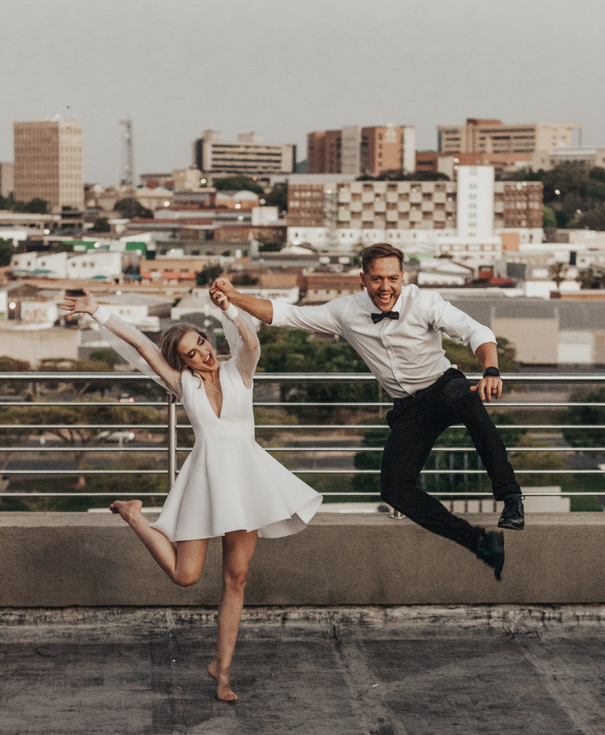 Rooftop ceremony with city views - 1